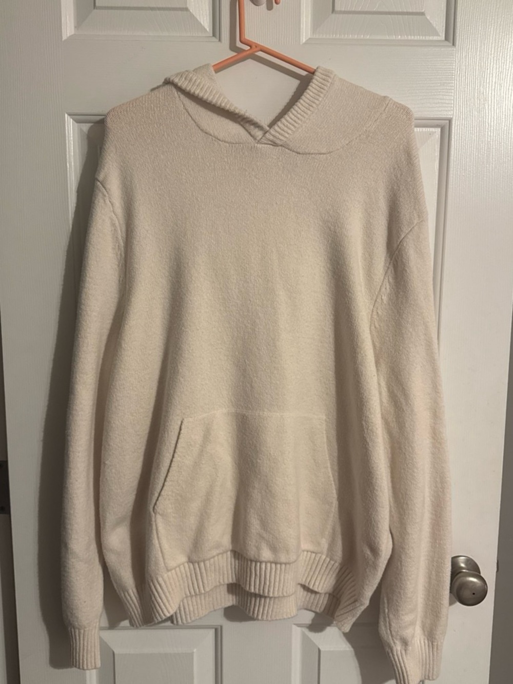 Goodfellow & Co Cream Ribbed Knit Pullover - Picture 2 of 4